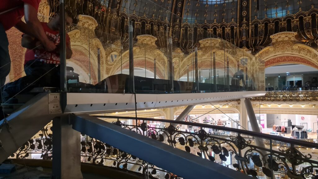 Chantier Galeries Lafayette Haussmann